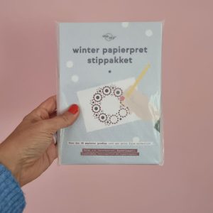 Pre-order: Stipstijl Winter Papierpret Stippakket